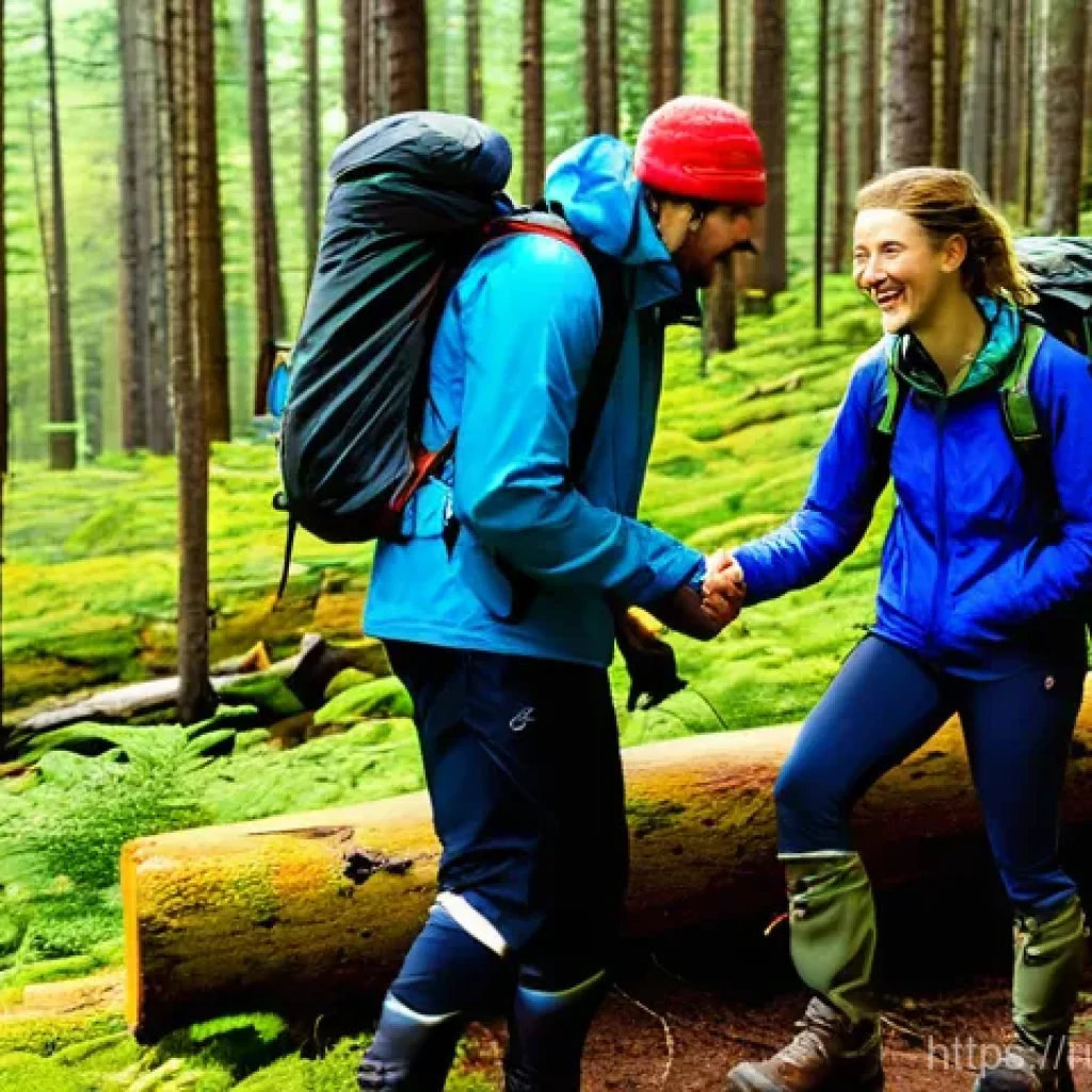 극한 환경 여행 안전을 위한 팀 구성 방법 - **Prompt:** A diverse group of four to five adventurers, including men and women of various ages (al...