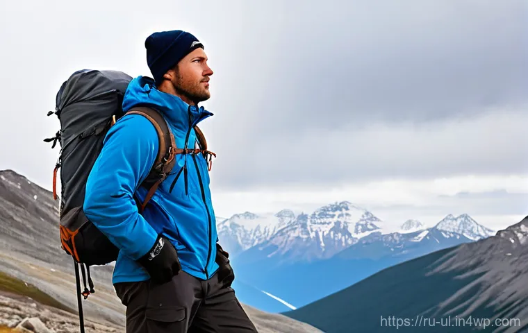 극한 환경 탐험 시 필수 체크리스트 작성법 - **Prompt 1: The Resilient Explorer**
    "A rugged male explorer in his late 30s, dressed in modern,...